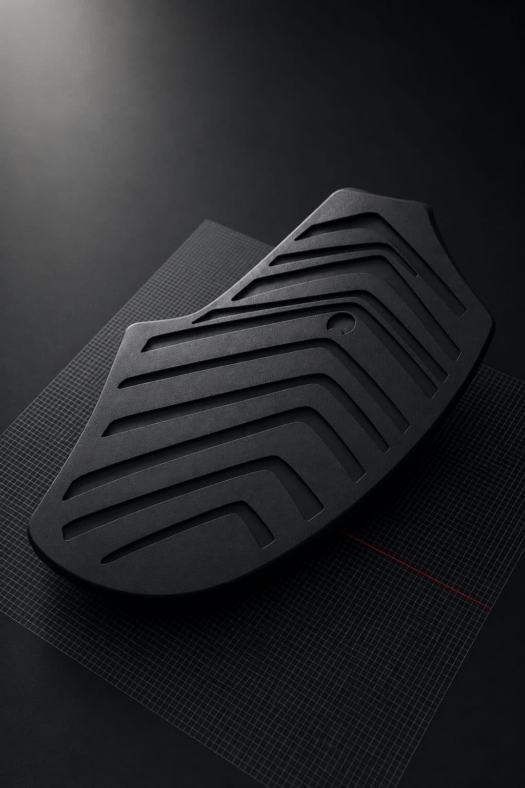 Detail render of the PRISMA instep